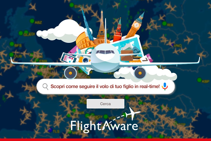 Segui il volo della tua vacanza studio e ricevi le notifiche